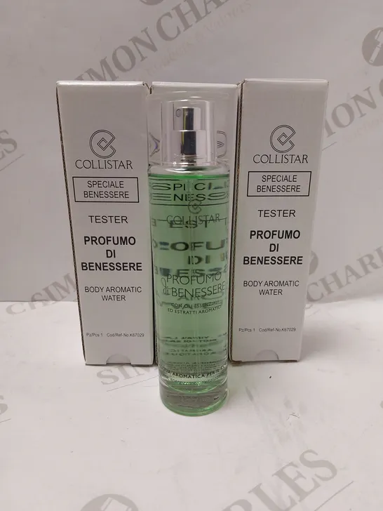 LOT OF 3 X 100ML COLLISTAR PROFUMO DI BENESSERE TESTERS