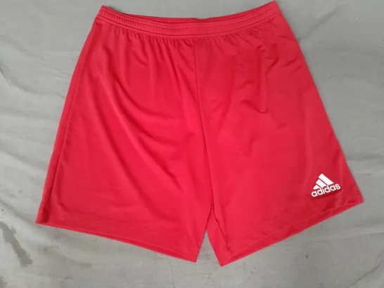 ADIDAS AEROREADY SHORTS IN RED SIZE LARGE