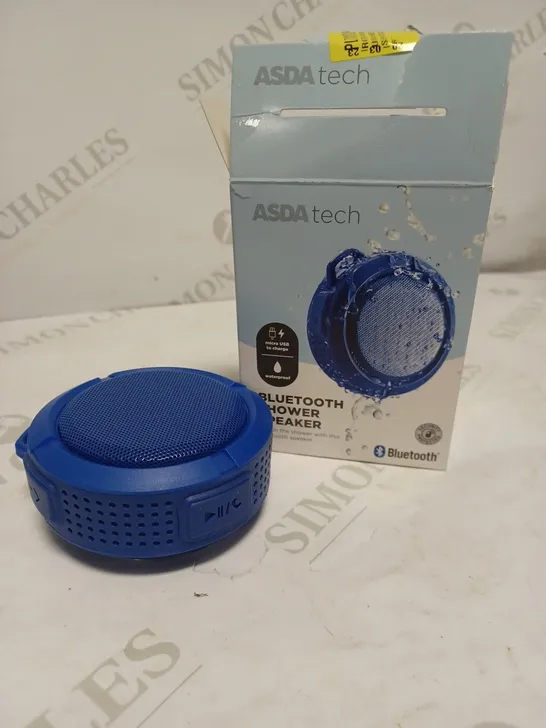 ASDA TECH BLUETOOTH SHOWER SPEAKER