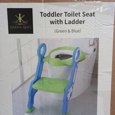 BOXED TOLLDER TOILET SEAT WITH LADDER