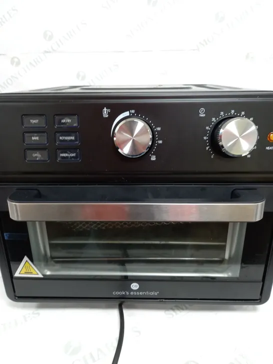 COOK'S ESSENTIAL 21-LITRE AIRFRYER OVEN IN BLACK