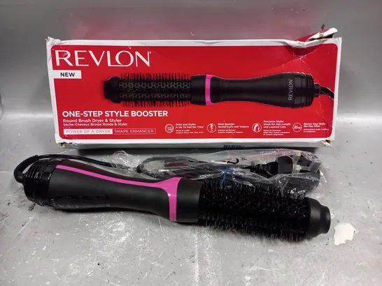 BOXED REVLON ONE-STEP ROUND BRUSH DRYER & STYLER 