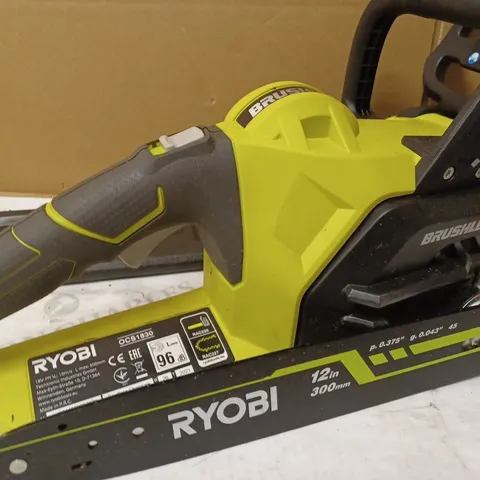 RYOBI 18V BRUSHLESS CHAINSAW OCS1830 