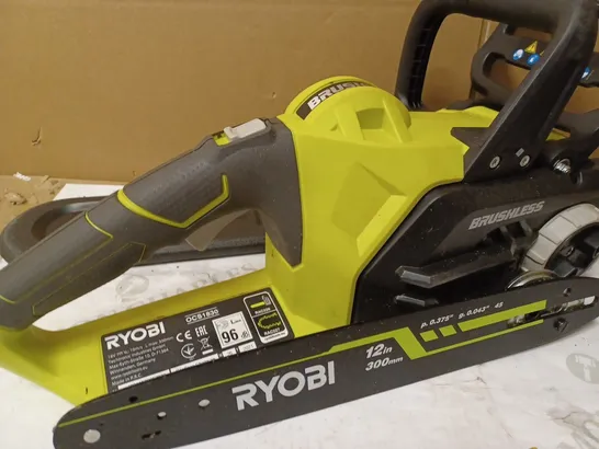 RYOBI 18V BRUSHLESS CHAINSAW OCS1830 