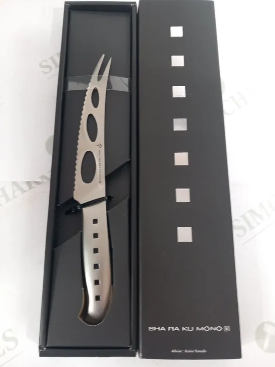 BOXED SHA RA KU MONO MOLYBDENUM VANADIUM STEEL 18-8 STAINESS STEEL FJ-09 15CM CHEESE KNIFE