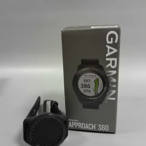 BOXED GARMIN APPROACH S60 GPS GOLF WATCH 