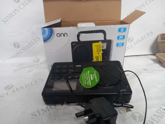 ONN PORTABLE AM/FM RADIO