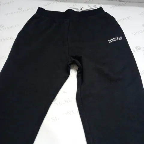 FIRETRAP BLACK JOGGERS - SIZE 16