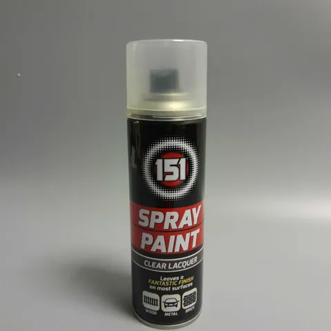 APPROXIMATELY TWELVE 151 SPRAY PAINT 250ML - CLEAR LACQUER 