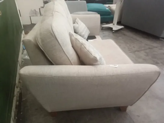 2 SEATER SOFA - CREAM FABRIC