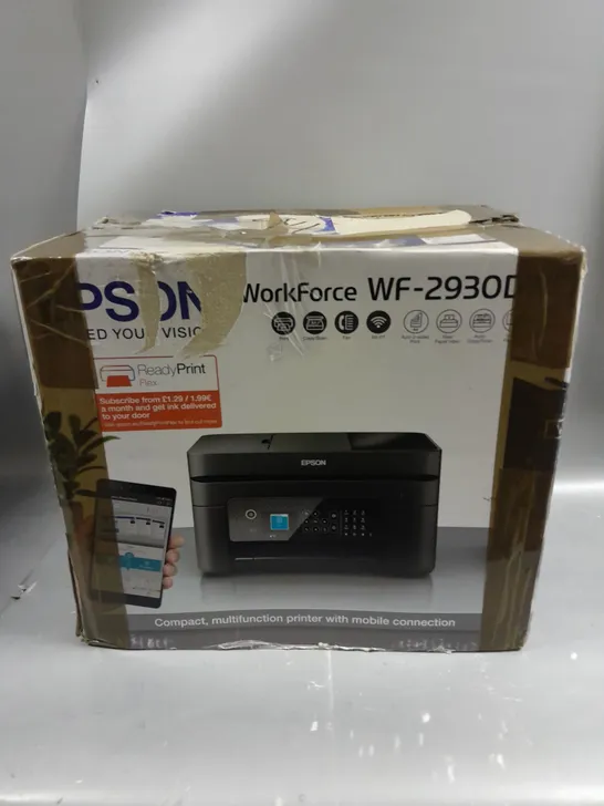 BOXED EPSON WF-2930DWF PRINTER IN BLACK