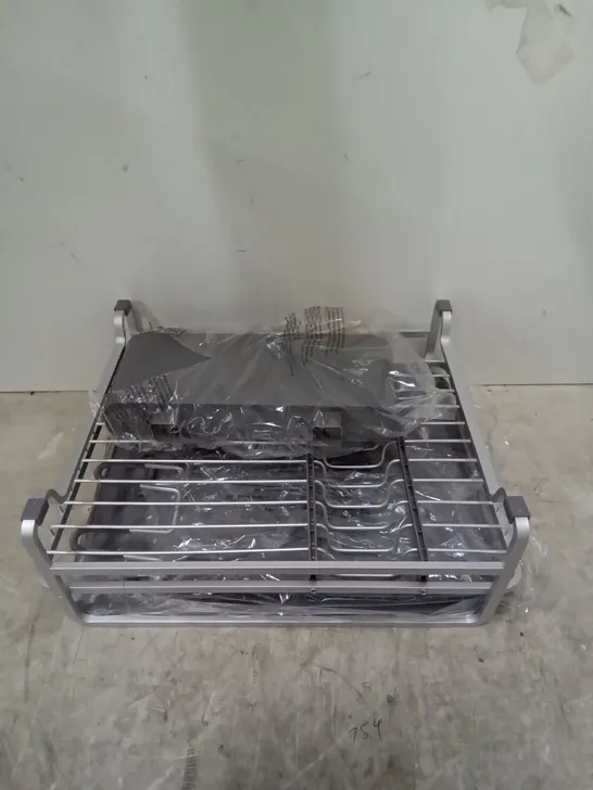 BOXED KINGRACK DISH DRAINER - CHROME/GREY 