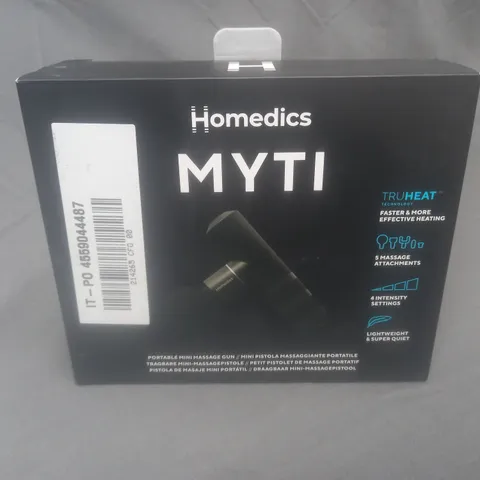 BOXED HOMEDICS MYTI PORTABLE MINI MASSAGER