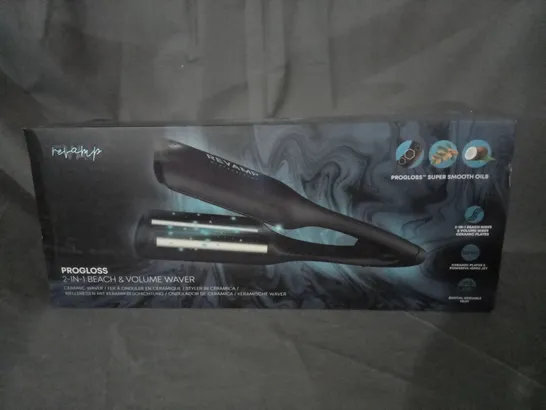 BOXED REVAMP PROGLOSS 2-IN-1 BEACH&VOLUME WAVER