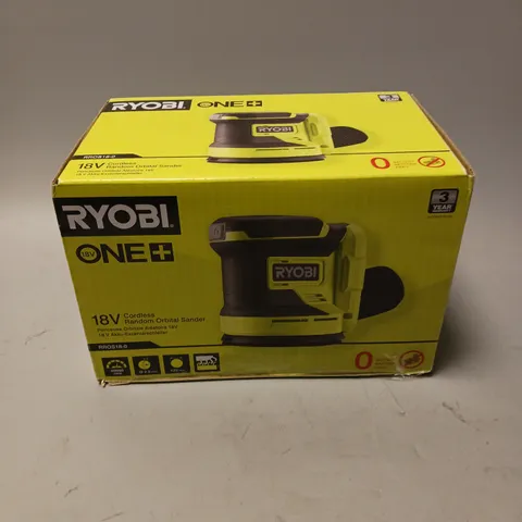 BOXED SEALED RYOBI ONE+ 18V CORDLESS RANDOM ORBITAL SANDER 