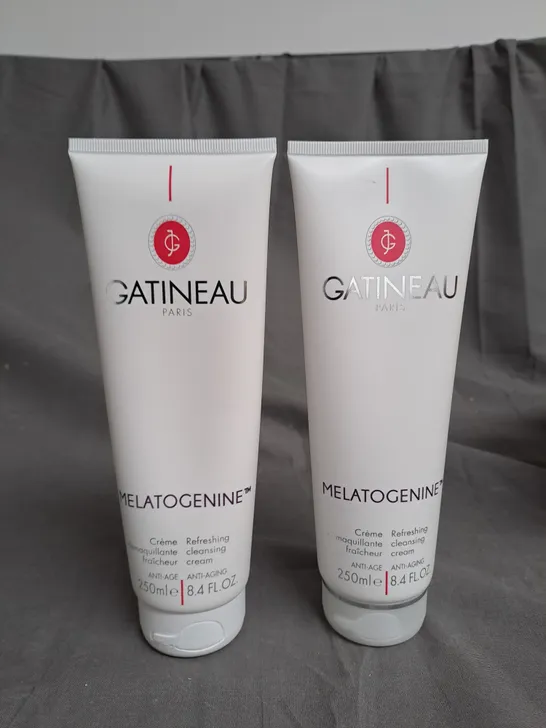 2 x GATINEAU MELATOGENINE REFRESHING CLEANSING CREAM 250ML