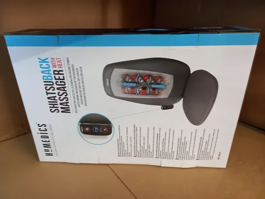 BOXED AS NEW HOMEDICS SHIATSU BACK MASSAGER WITH HEAT 