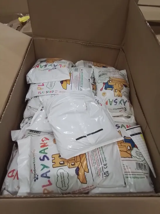 PALLET OF APPROXIMATELY 20 BAGS OF CHILDRENS PLAY SAND 