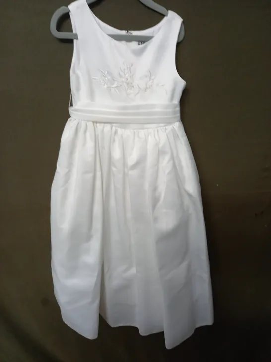 LITTLE PEOPLE WHITE OCCASIONAL DRESS - SIZE 36