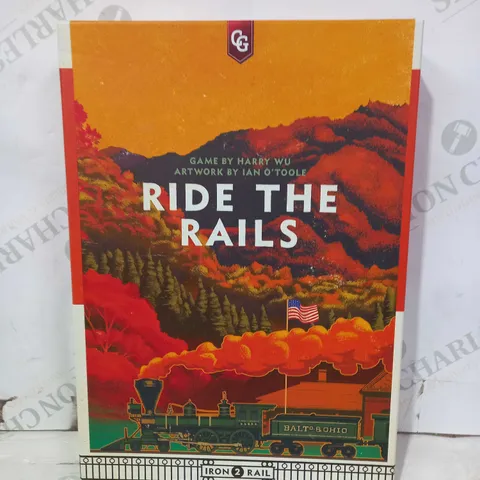 CAPSTONE GAMES RIDE THE RAILS BOARD GAME