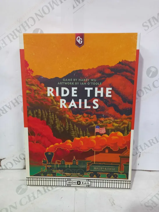 CAPSTONE GAMES RIDE THE RAILS BOARD GAME