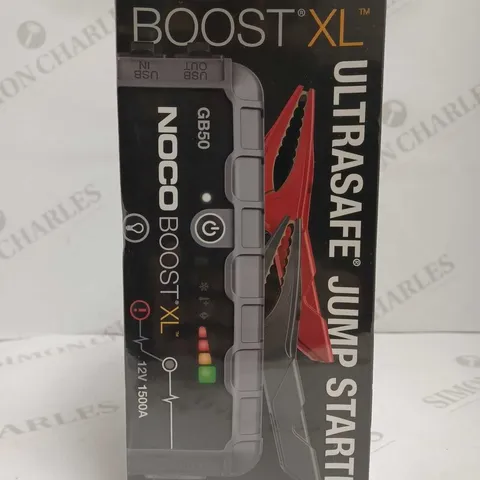 NOCO BOOST XL GB50 1500A 12V ULTRASAFE PORTABLE LITHIUM CAR JUMP STARTER