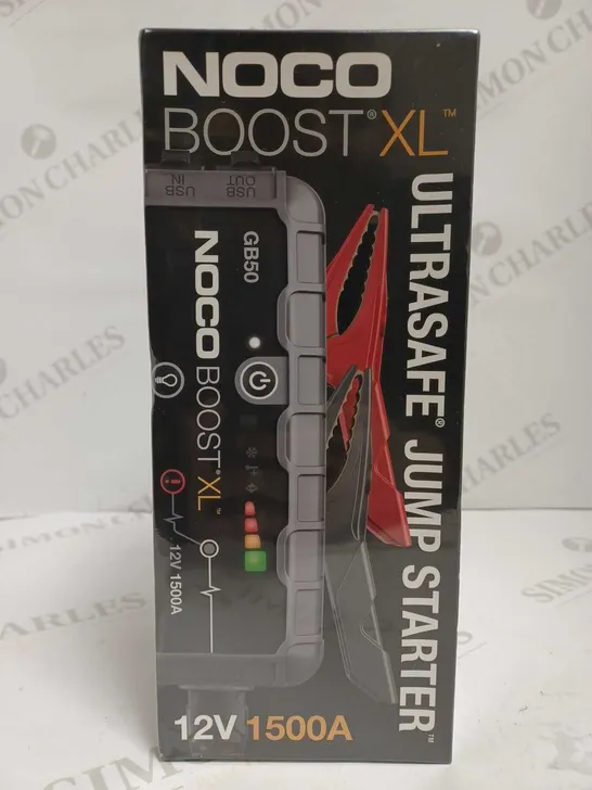 NOCO BOOST XL GB50 1500A 12V ULTRASAFE PORTABLE LITHIUM CAR JUMP STARTER