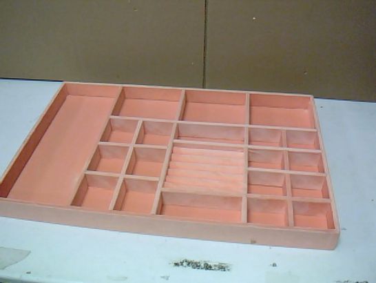 BUNDLEBERRY BY AMANDA HOLDEN LARGE DRESSING TABLE TRAY - PEACHY PINK