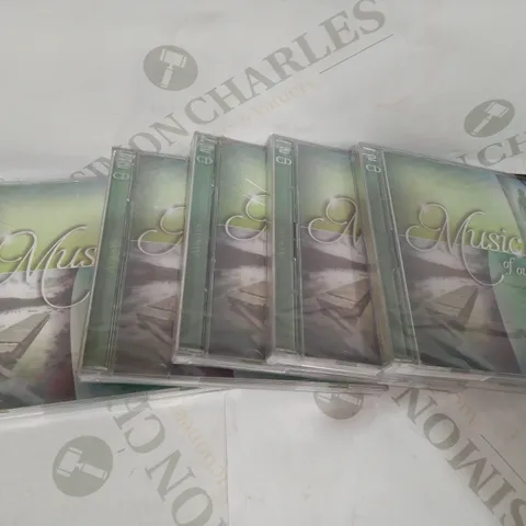 BOX OF APPROXIMATELY 20 MUSIC OF OUR LIFE AUDIO CDS