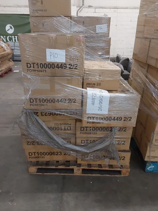 PALLET OF ASSORTED BOXED INCOMPLETE FURNITURE PARTS