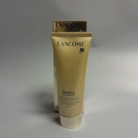 BOXED LANCOME ABSOLUE PRECIOUS CELLS NOURISHING AND REPLENISHING HAND CREAM 100ML 