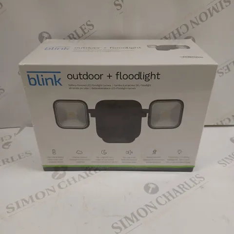 BOXED SEALED BLINK OUTDOOR BATTERY POWERED LED FLOODLIGHT CAMERA 
