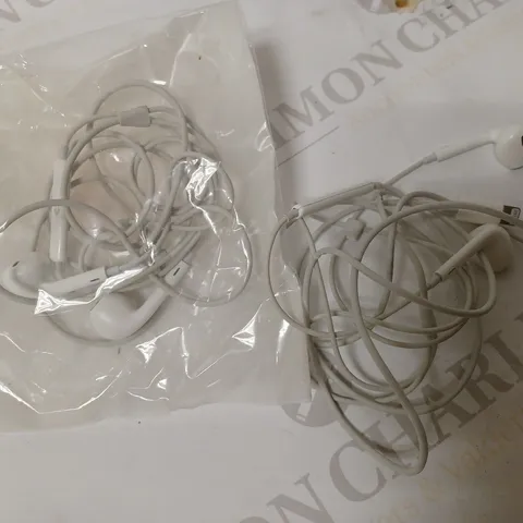 LOT OF 2 APPLE WIRED EARPHONES 