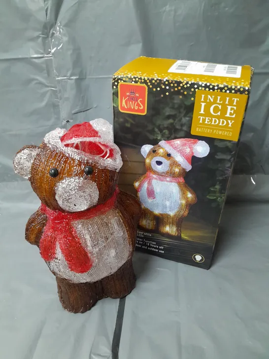 THREE KINGS TEDDY ACRYLIC OUTDOOR CHRISTMAS LIGHT RRP £29.99