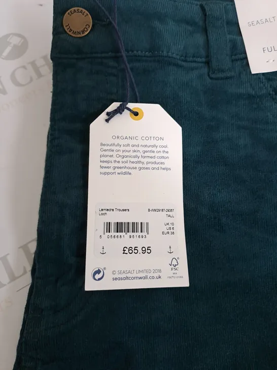 SEASALT CORNWALL SLIM TROUSERS SIZE 10