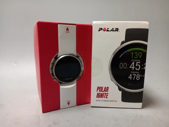 BOXED POLAR IGNITE GPS FITNESS WATCH