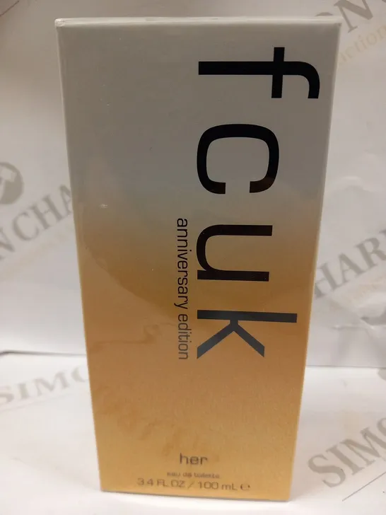 BOXED FCUK ANNIVERSARY EDITION HER EAU DE TOILETTE 100ML