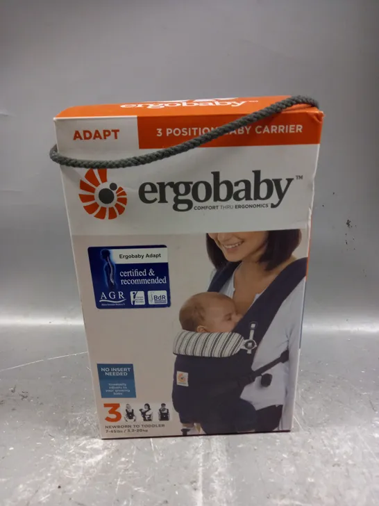 BOXED ERGOBABY 3 POSITION BABY CARRIER 