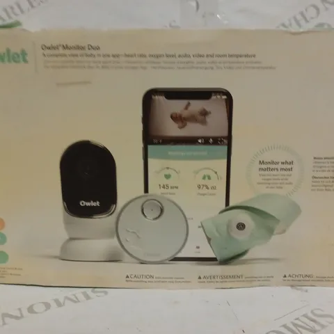 OWLET MONITOR DUO INCLUDING SMART SOCK AND CAMERA