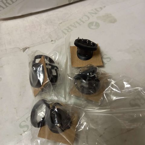 LOT OF 4 ITW BLACK RND IP67 FLEXI SWITCHES