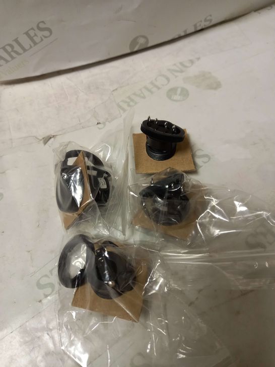 LOT OF 4 ITW BLACK RND IP67 FLEXI SWITCHES