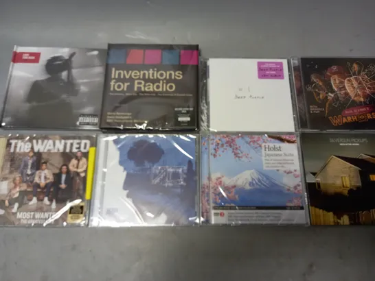 LOT OF APPROXIMATELY 50 ASSORTED MUSIC CDS TO INCLUDE THE WANTED, LOUIS TOMLINSON, ROCK CLASSICS AND SIMON KERNICK