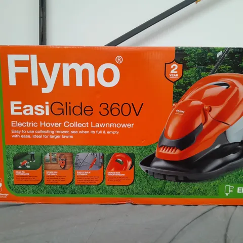 BOXED FLYMO EASIGLIDE 360V LAWNMOWER - COLLECTION ONLY