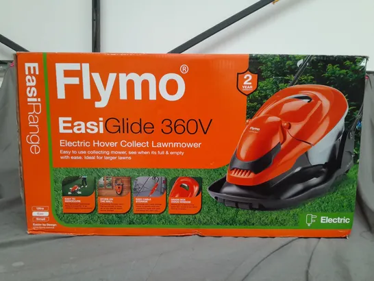 BOXED FLYMO EASIGLIDE 360V LAWNMOWER - COLLECTION ONLY