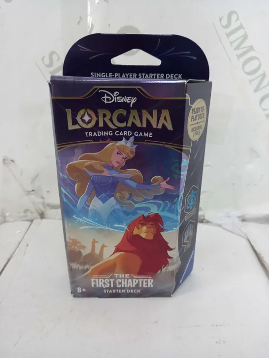 BRAND NEW BOXED DISNEY LORCANA TRADING CARD GAME THE FIRST CHAPTER STARTER DECK