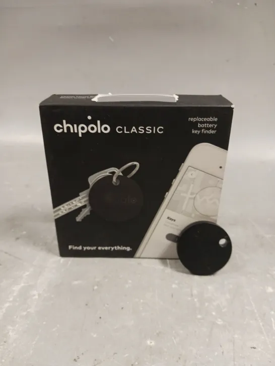 BOXED CHIPOLO CLASSIC REPLACEABLE BATTERY KEY FINDER 