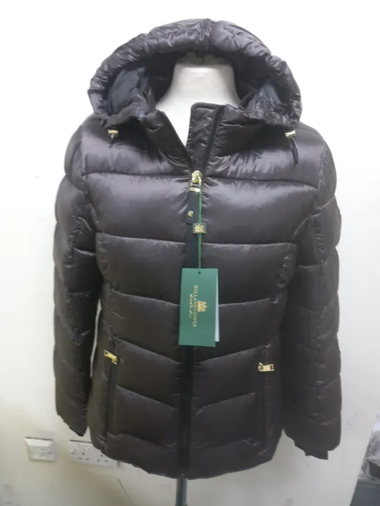 HOLLAND COOPER BROWN PADDED SHERBOURNE PUFFER - LARGE