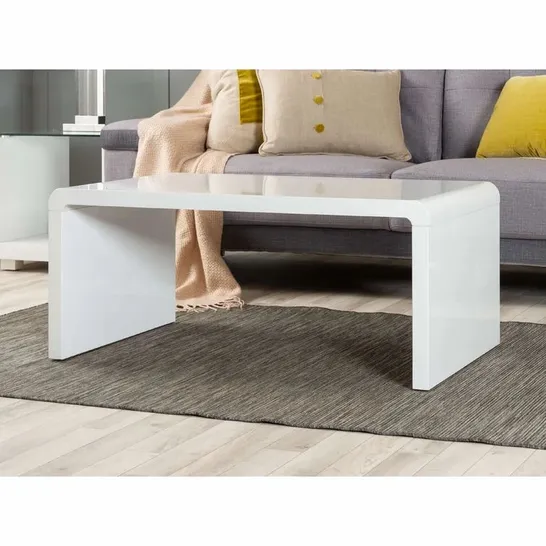 BOXED ZENYA SLED COFFEE TABLE