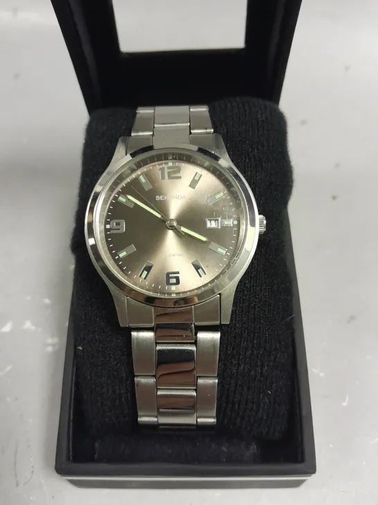 sekonda stainless steel gents watch 