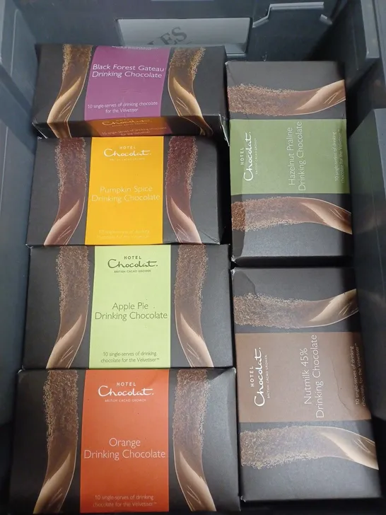 HOTEL CHOCOLAT DRINKING CHOCOLATE IN VARIOUS FLAVOURS FOR HOTEL CHOCOLAT VELVETISER 